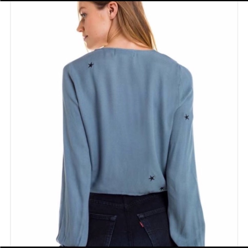 Wildfox Megalith Star Wrapt Top Size M - Picture 2 of 12